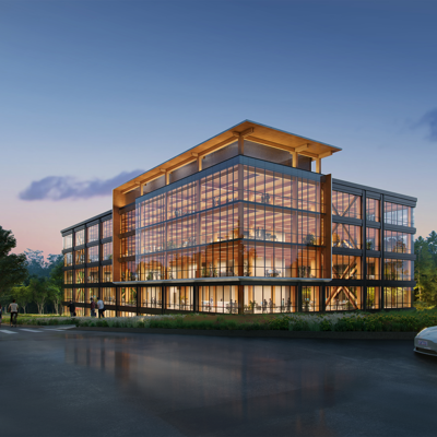 CLT's First Mass Timber Office